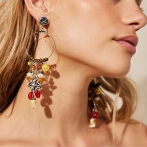 Free People Boho Lola Hoop Earrings